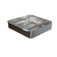 Alt Tag: Omcan 28488 Stainless Steel Pre-Rinse Sink Basket for Commercial Kitchens, stainless steel pre-rinse sink strainer basket