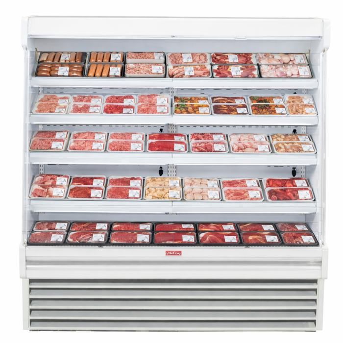 Howard-McCray SC-OM35E-8S-LED 99"W Open Refrigerated Packaged Meats Merchandiser