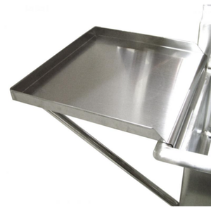 Omcan 23326 15-inch Stainless Steel Detachable Drainboard for Commercial Sinks