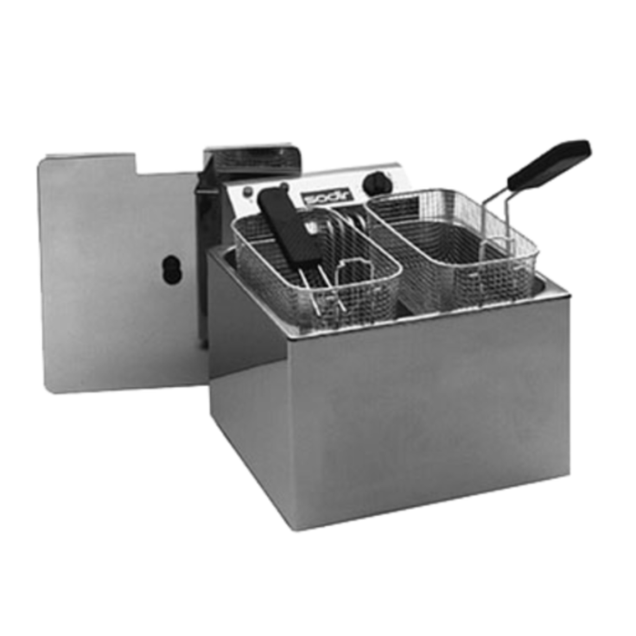 Equipex F04039 Large Roller Grill Replacement Fryer Basket For RF12SP