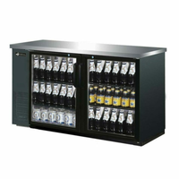 efi Sales CBBGD2-60CC Refroidisseur de bar arrière de 60-3/4" de large