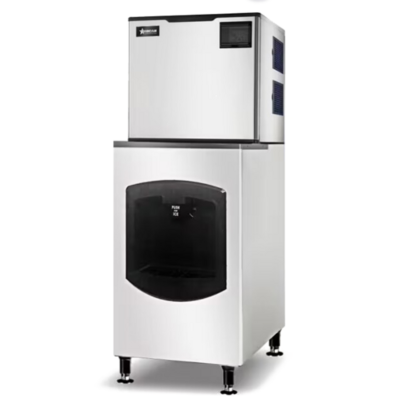 OMCAN 48350 Cube-Style Ice Dispenser With Digital Controls And High Daily Production Capacity
