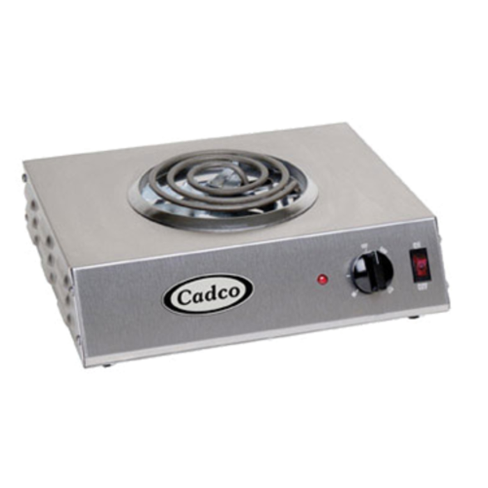 Cadco CSR-1T 14" W Portable Electric Single Countertop Hotplate