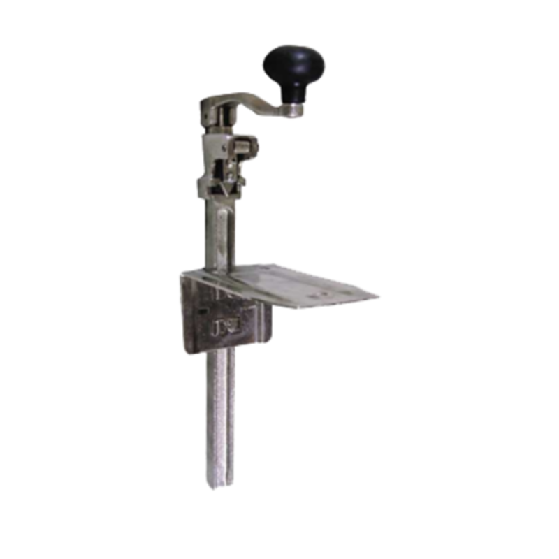 OMCAN 10583 Heavy-Duty Table Mount Manual Can Opener 7" High heavy-duty cast iron commercial table-mounted can opener