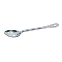 Alt Tag: Omcan 80707 Stainless Steel Slotted Serving Spoon 13-Inch Length stainless steel slotted serving spoon with hanging hole
