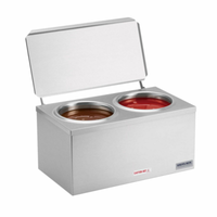 Server 92020 (2) 3 Qt. Twin Cone Dip Topping Warmer