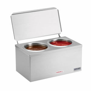 Server 92020 (2) 3 Qt. Twin Cone Dip Topping Warmer