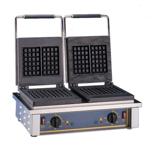 Roller Grill GED20 Double Liege Waffle Baker 4 Waffle Capacity