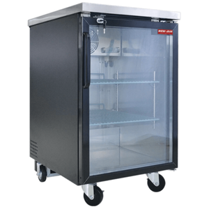 New Air NBB-23-SG 23.5-Inch Glass Door Back Bar Refrigerator