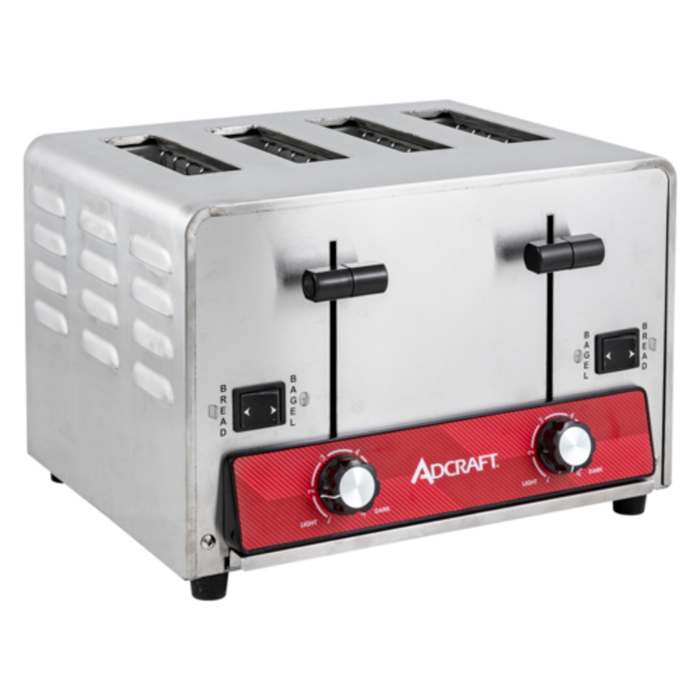 Adcraft PUT1800HD Heavy Duty 4-Slice Commercial Pop-Up Toaster