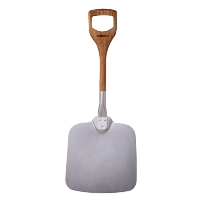 Boska 320515 Pelle à pizza en acier inoxydable et manche en hêtre 76 cm L x 30 cm P