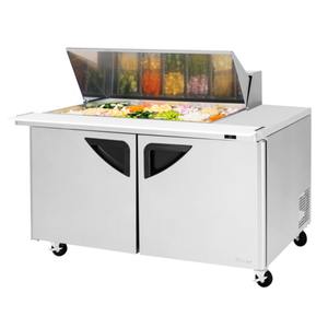 Turbo Air TST-60SD-18M-N 60-1/4" Refrigerated Mega Top Sandwich/Salad Prep Table
