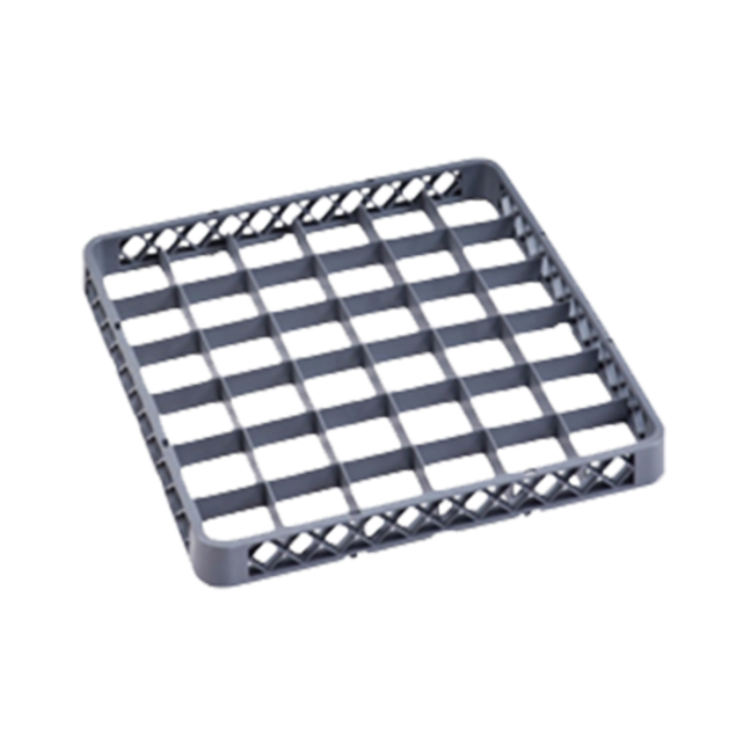 Omcan 37876 Dishwasher Rack 36-Cup Extender commercial dishwasher rack extender for tall glassware capacity, gray plastic grid