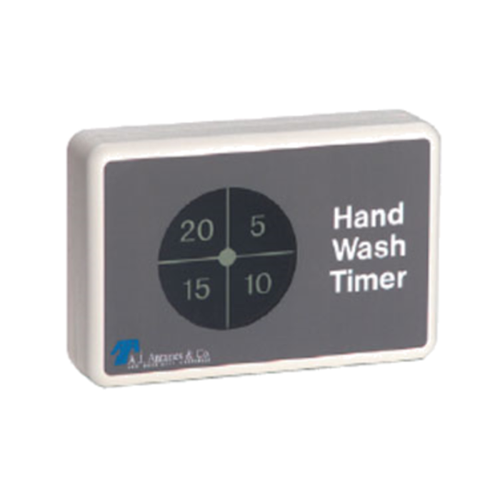 20 Second Electronic Handwash Timer Displaying The Time Options For Effective Handwashing In Foodservice.
