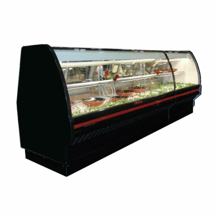 Vitrine réfrigérée de service Howard McCray SC-CDS40E-8C-BE-LED de 252,7 cm de largeur
