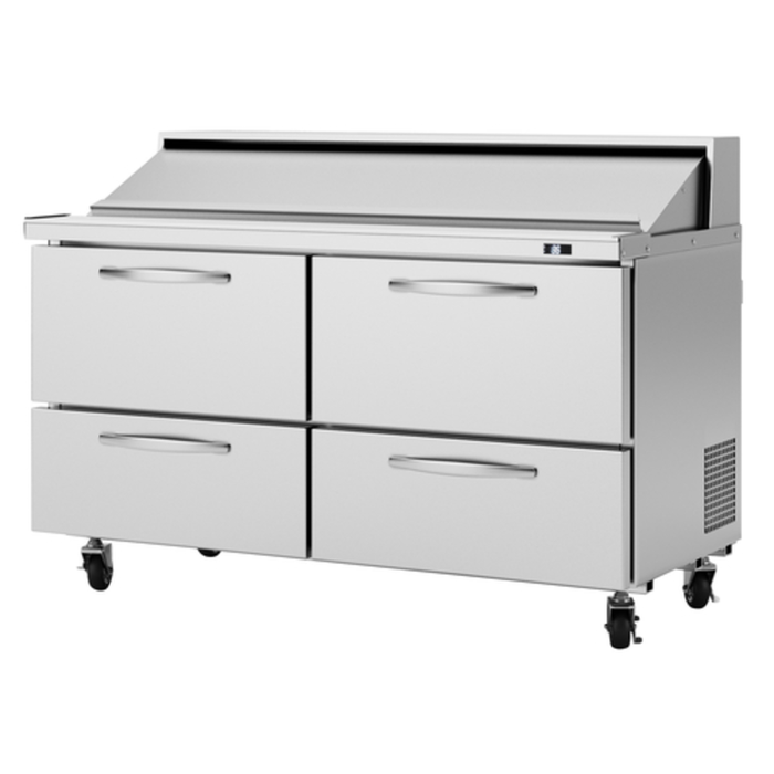 Turbo Air PST-60-D4-N 60-Inch PRO Series Sandwich/Salad Prep Table