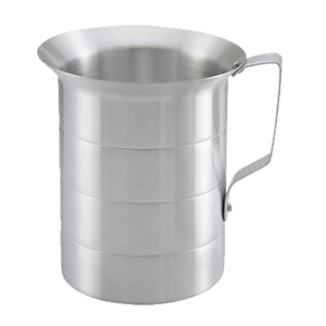 Ensemble de tasses à mesurer en acier inoxydable Omcan 80400 Capacités 1/4, 1/3, 1/2, 1 tasse