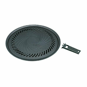 Iwatani CB-A-YPL 12" Diameter Non-Stick BBQ Charbroiler Plate