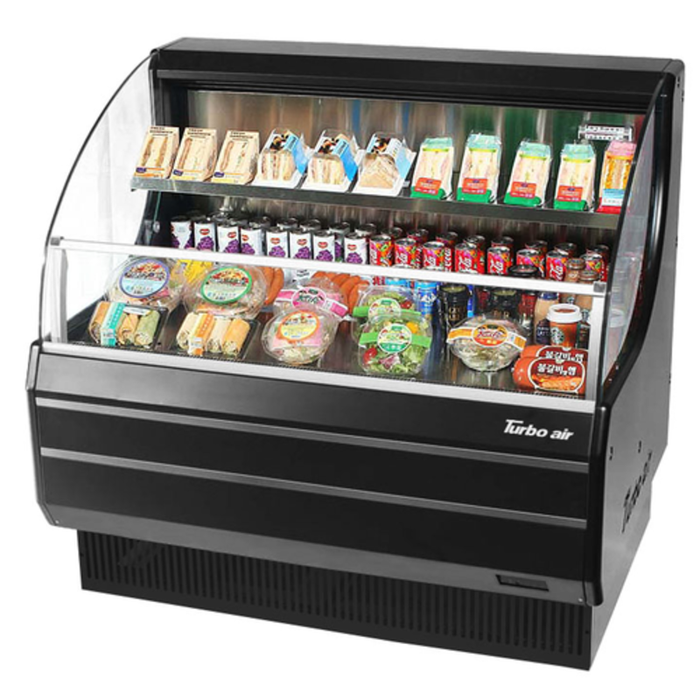 Turbo Air TOM-40LW(B)-N 39-1/8" W Horizontal Open Display Merchandiser