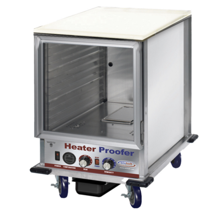 Winholt NHPL-1810HHC 22.9"W Mobile Half-Height Heater Proofer Cabinet