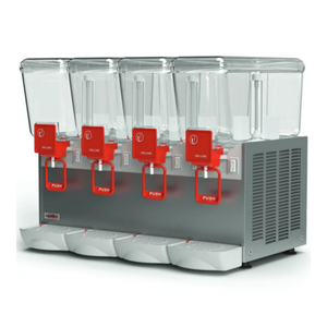 TRENTO 49090 21 Gallon Four Bowl Chilled Beverage Dispenser