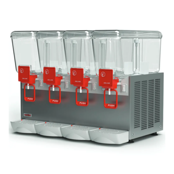 TRENTO 49090 21 Gallon Four Bowl Chilled Beverage Dispenser