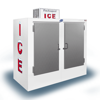Leer L075UCSP 73-Inch 75 Cu. Ft. Outdoor Ice Merchandiser Cold Wall