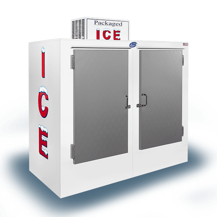Leer L075UCSP 73-Inch 75 Cu. Ft. Outdoor Ice Merchandiser Cold Wall