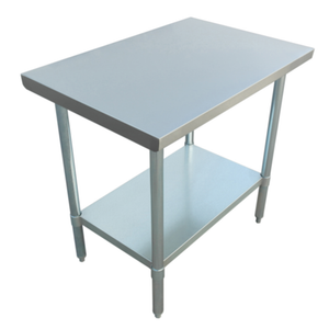 Admiral Craft WT-2436-E 36" x 24" Stainless Steel Top Work Table