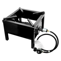 Brûleur extérieur au propane portable Omcan 44633 39,4 cm x 39,4 cm simple