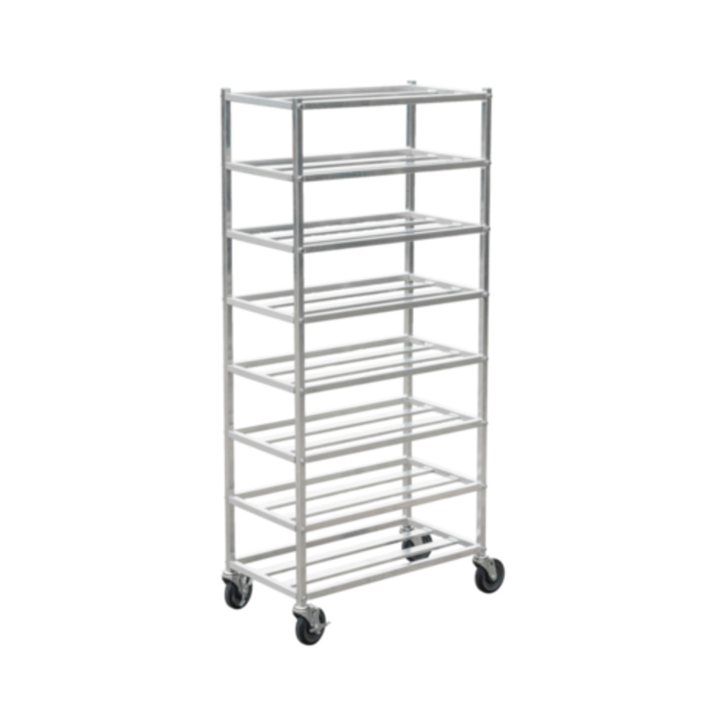 Omcan 48244 Universal Knock-Down End Load Pan Rack, 20-Tier Capacity For Efficient Kitchen Organization