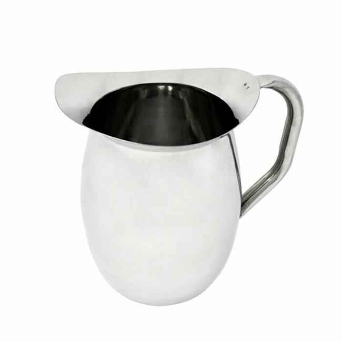 Omcan 80858 2 Quart Stainless Steel Bell Water Pitcher