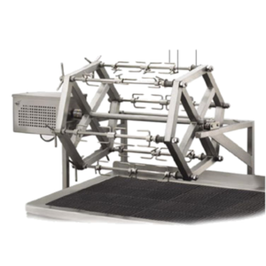 Portable Electric Rotisserie Grill Featuring A Heavy-Duty Design For Cooking Up To 18 Chickens Simultaneously