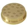 Étiquette alternative : Omcan 31806 Machine à pâtes à spaghetti Matrice pour plaque de pâte en laiton de 1,7 mm avec trous de 1,7 mm pour les fabricants de pâtes commerciales