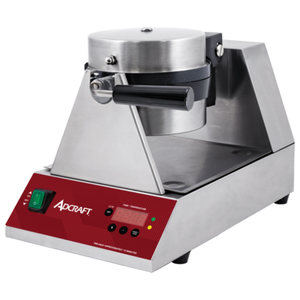 Adcraft BWM7RS Single Belgian Waffle Maker 7" Stainless Steel