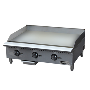 Black Diamond BDCTG-36T 36"W Thermostatic Gas Countertop Griddle