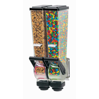 Server 88760 SlimLine™ 4 Liter Double Wall-Mounted Dry Food Dispenser