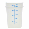 Clear Polycarbonate Food Storage Container With Measurement Markings For Easy Portion Control