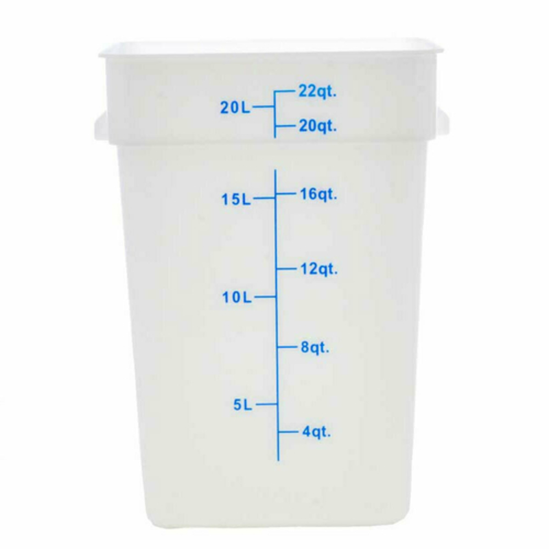 Clear Polycarbonate Food Storage Container With Measurement Markings For Easy Portion Control