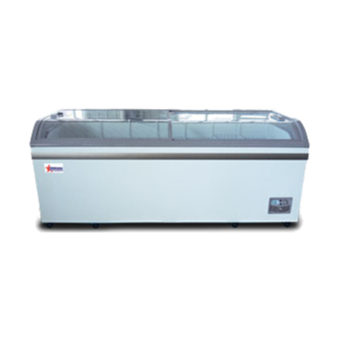 Omcan 37815 Ice Cream Merchandiser Freezer 79-Inch 24.72 cu. ft.