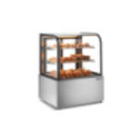 Omcan 48389 16.2 cu. ft. Heated Floor Model Display Warmer