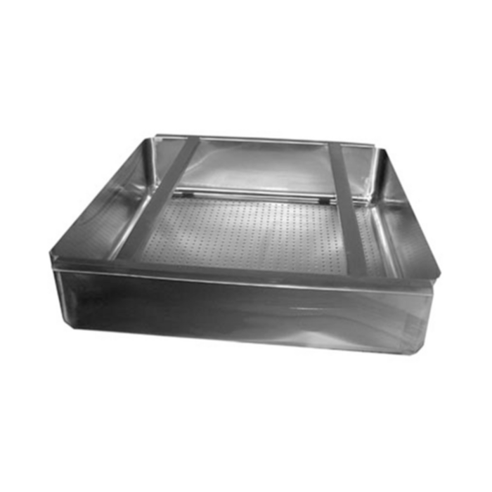 Winholt PRB2020-6 Heavy-Duty Pre-Rinse Basket for Dish Tables 20" x 20" NSF