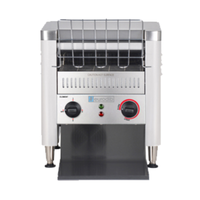 Eurodib SFE02710208 High-Volume Conveyor Toaster With Stainless Steel Design And Controls For Efficient Toasting.