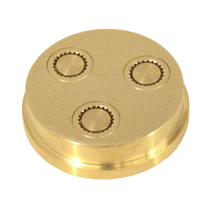 Omcan 19756 #108 Maccheroni Rigati Pasta Die 15mm Brass