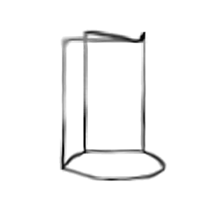 Alto-Shaam DC-2869 Chrome-Plated Durable Plate Cover Carrier for Banquet Carts