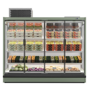 Infrico IAG-ML25DGUM1 101"W Four-Door Glass Merchandiser Refrigerator