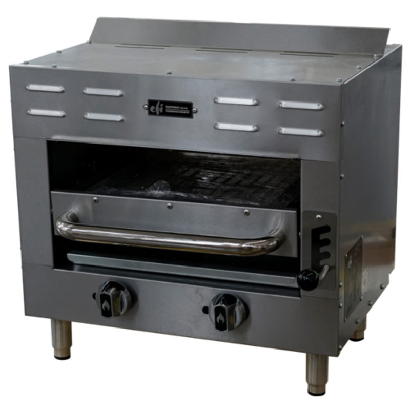 EFI HSM24-P Versa-Heat 24 Inch Propane Gas Salamander Broiler With Infrared Burners And Stainless Steel Finish