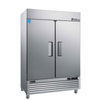 Alt Tag: Versa Premier C2-54VCP 54 Inch Two Door Reach-In Cooler Refrigerator stainless steel 2-door commercial reach-in cooler