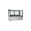 Versa Display CGCM-7348 Refrigerated Curved Glass Display Case for Cakes and Pastries