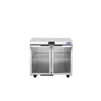 Atosa AUR36GD 36-Inch Width Glass Door Undercounter Refrigerator 8.6 Cu.Ft.